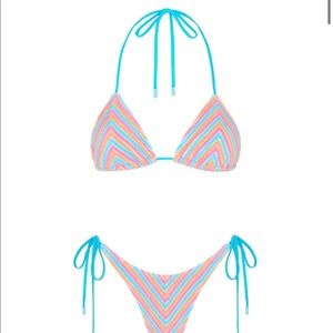 Triangl Vinca- Sherbert Stripe Bikini Set